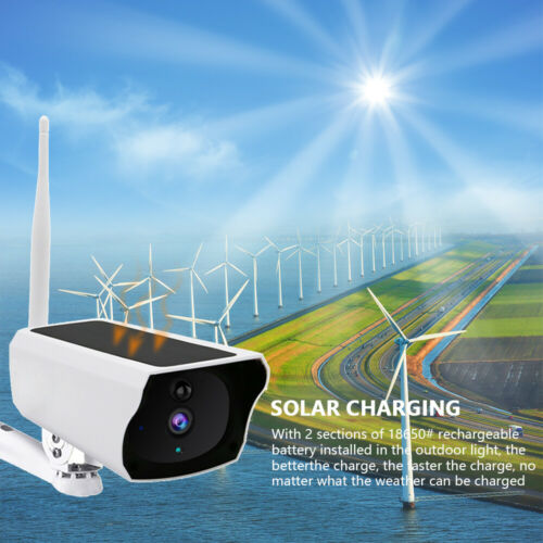 1080P Solar Powered Energy Security Camera Wireless WiFi IP Home HD CCTV Outdoor