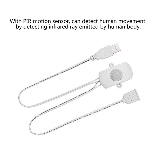 Zerone DC 5-24V Mini PIR Motion Sensor Switch Occupancy Sensor Switch for DIY LED Lighting, PIR Infrared Motion Sensor Detector Automatic Switch...