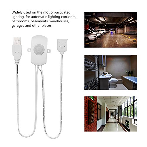 Zerone DC 5-24V Mini PIR Motion Sensor Switch Occupancy Sensor Switch for DIY LED Lighting, PIR Infrared Motion Sensor Detector Automatic Switch...