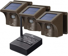 1/2 Mile Long Range Solar Wireless Driveway Alarm Outdoor Weather Resistant Motion Sensor & Detector-Security Alert System-Monitor & Protect…