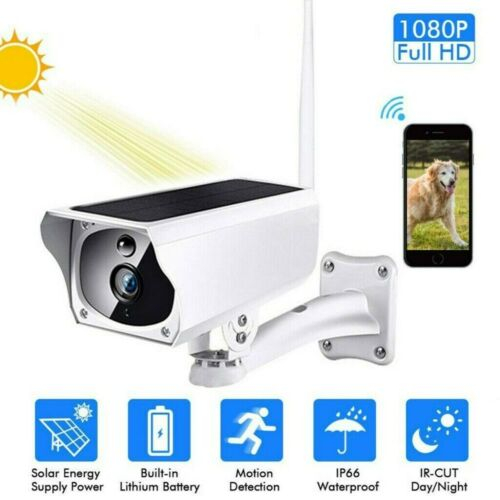 1080P Solar Camera Powered Energy Security Wireless WiFi IP Camera Night Vision