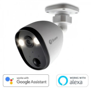 1080p Spotlight Cam Wired Outdoor Security Camera White