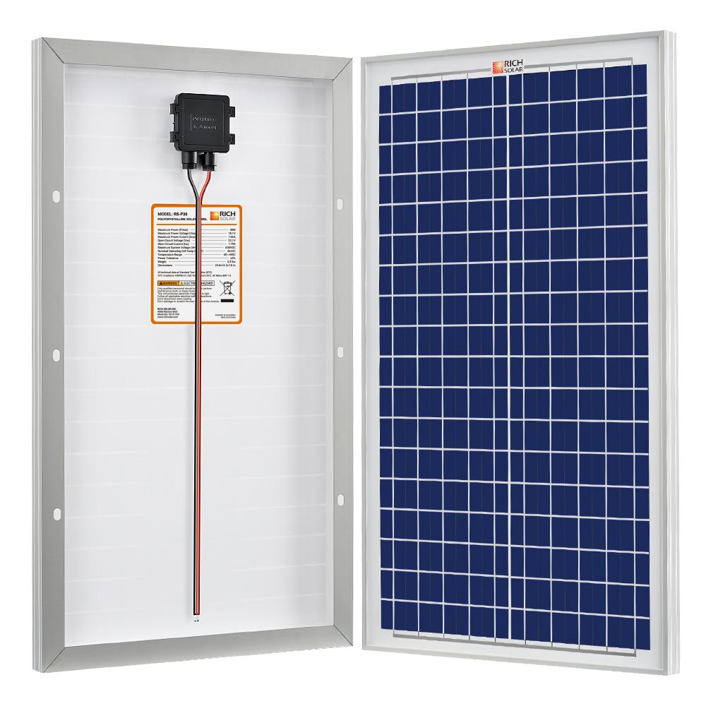 30 WATT SOLAR PANEL POLY