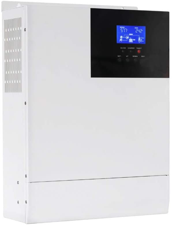 48V Hybrid Inverter 3500W Pure Sine Wave Inverter 80amp Mppt Controller, 48V DC to 110V AC Pure Sine Wave Inverter off GRID Solar Home Use Inverter…