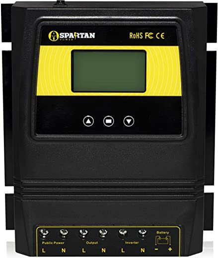 50A 5500 Watt Automatic Transfer Switch by Spartan Power Great for Solar & Wind Off Grid Systems