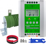 Mars Rock1400W 12V/24V Off Grid MPPT Wind Solar Hybrid Charge Controller Design for 0-800W Wind with 0-600W Solar Panel System with Booster…