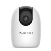SmartHome 1080P Indoor Pan/Tilt Wired Wi-Fi IP Security Camera, with IR Night Vision, 2-Way Talk, 93° Viewing Angle