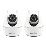 WiFi 1080p Indoor Pan and Tilt Wi-Fi Surveillance Camera (2-Pack)