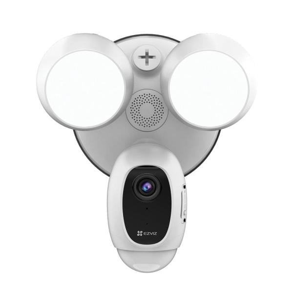 Wired Outdoor Smart Floodlight Security Camera with Alarm System