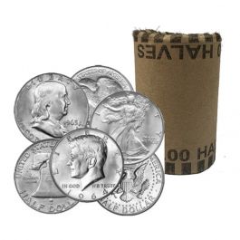 $10 Face – 90% US Silver Half Dollars