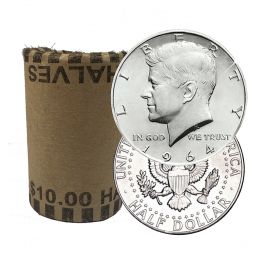 $10 Face – 90% US Silver Kennedy Half Dollars