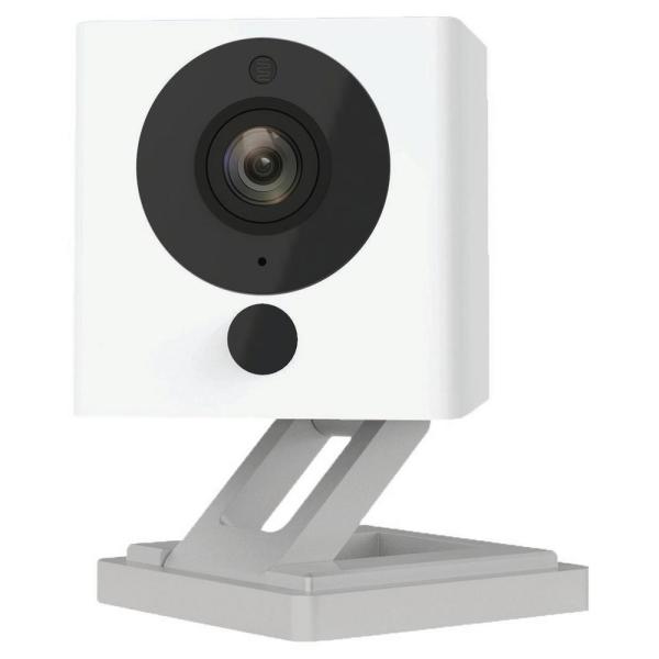 1080p Indoor Wi-Fi Security Camera, 32GB Card, Alexa and Google Enabled Free 14-Day Cloud Storage Night Vision
