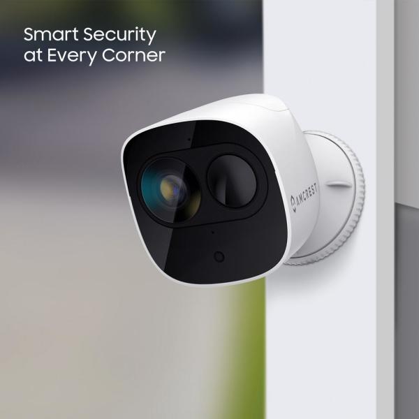 1080p SmartHome Indoor/Outdoor Wireless Wi-Fi Battery Powered Security Camera System with Smart Hub Connection