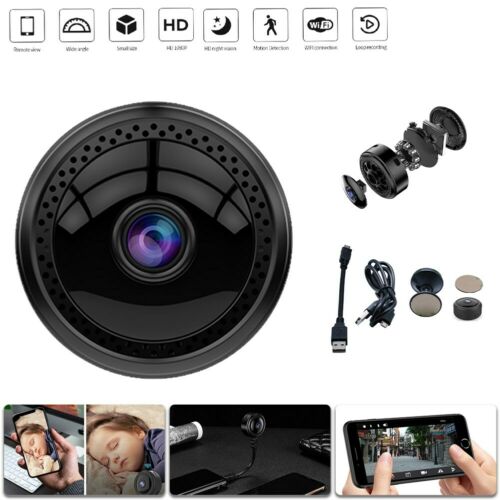 160° Mini Hidden Camera Wireless Wifi IP Home Security HD 1080P DVR Night Vision