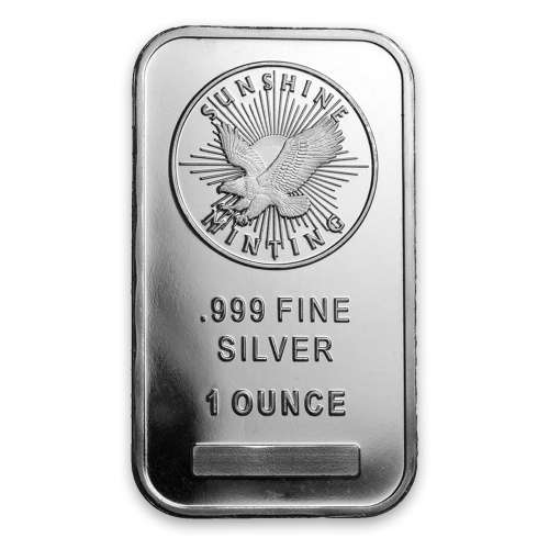 1kg Sunshine Mint Silver BAR