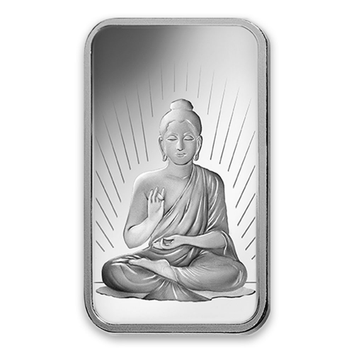 1oz PAMP Silver Bar – Buddha