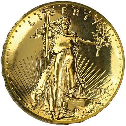 2009 Ultra High Relief Gold Double Eagle Coin (Box + CoA)