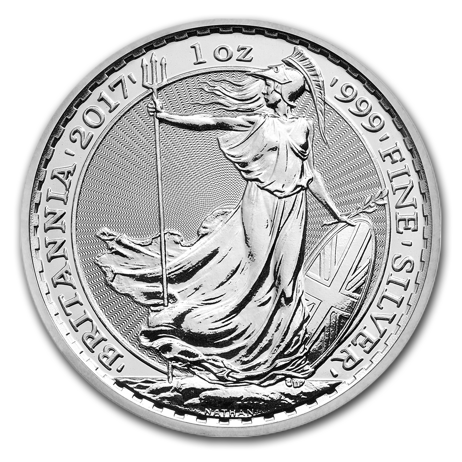 2017 Great Britain 1 oz Silver Britannia BU