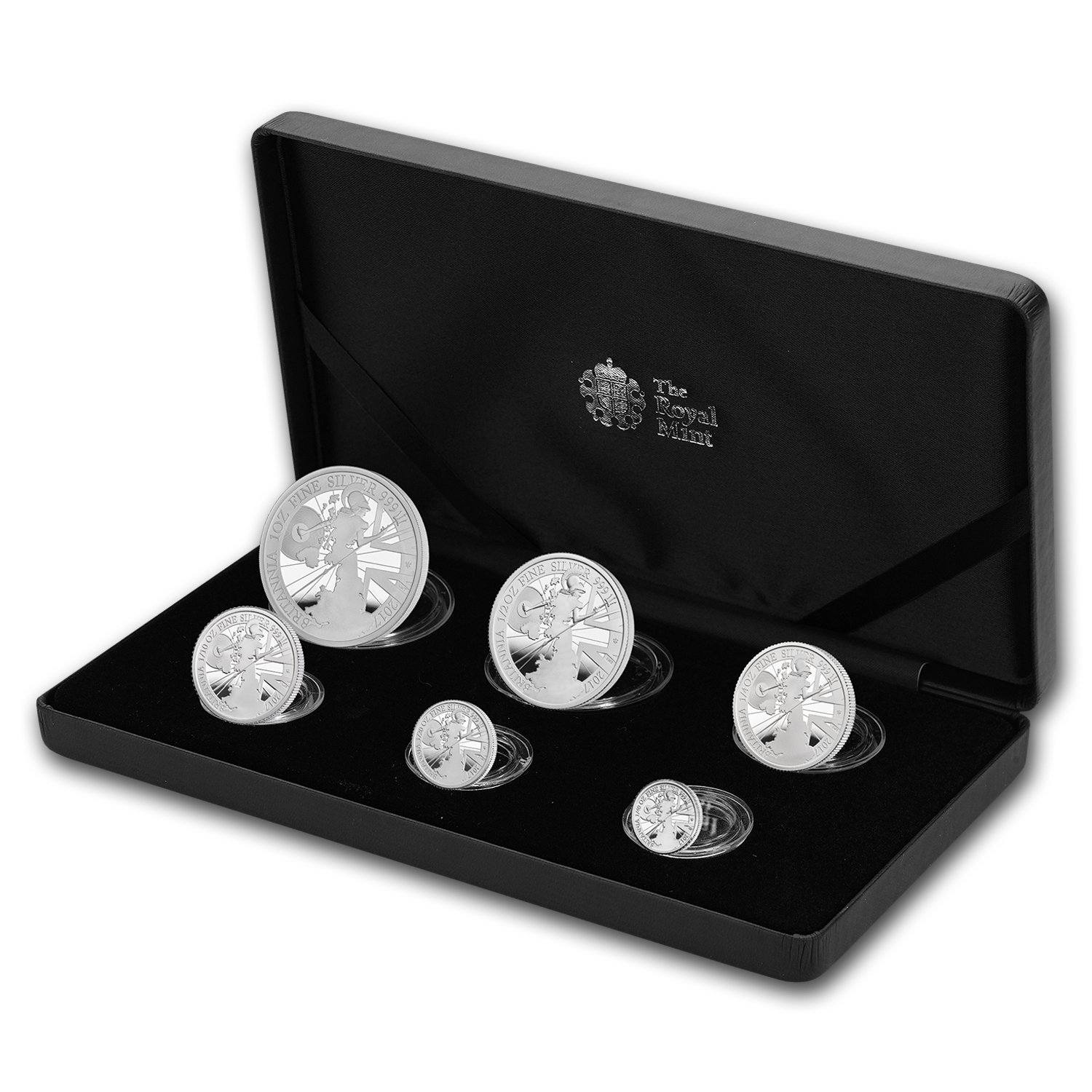 2017 Great Britain 6-Coin Silver Britannia Proof Set