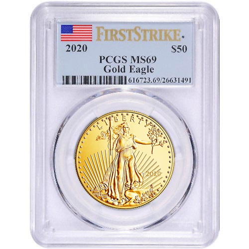 2020 1 oz American Gold Eagle Coin PCGS MS69 FS