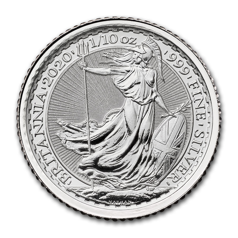 2020 Great Britain 1/10 oz Silver Britannia BU