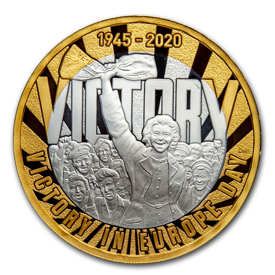 2020 Great Britain £2 Silver VE Day 75th Anniversary Proof