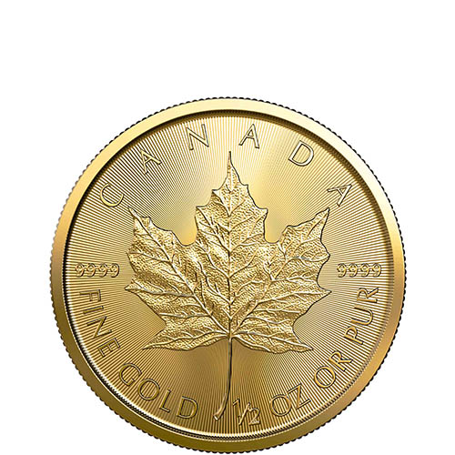 2021 1/2 oz Canadian Gold Maple Leaf Coin (BU)