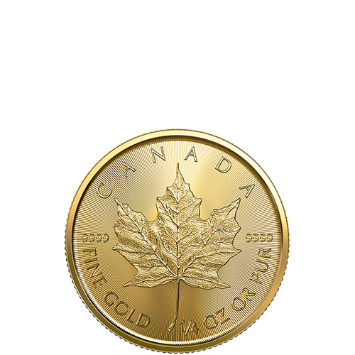 2021 1/4 oz Canadian Gold Maple Leaf Coin (BU)
