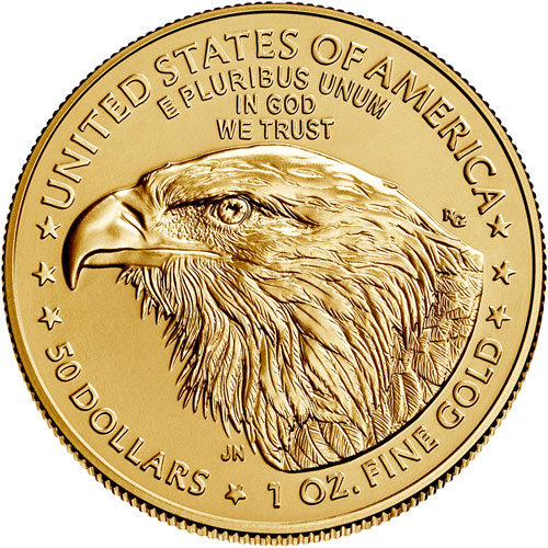 2021 1 oz American Gold Eagle Coin (BU, Type 2)