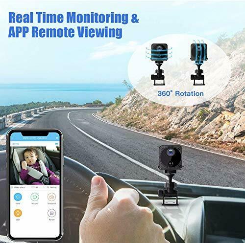 4K HD Spy Camera Wireless Hidden Camera WiFi Long Battery Life Mini Real-time
