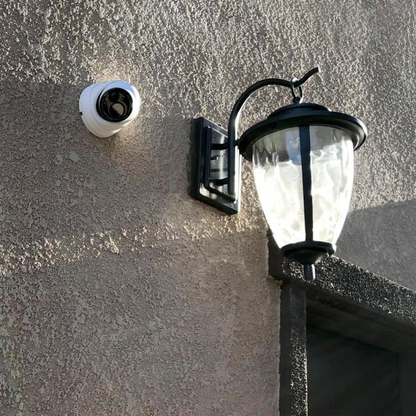 4K True Detect White Add-On Dome Surveillance Camera
