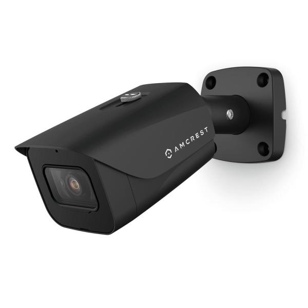 4K UltraHD 8 MP Wired Outdoor Bullet PoE IP Security Camera, 164 ft. Night Vision, 111-Degree Viewing Angle, IP67