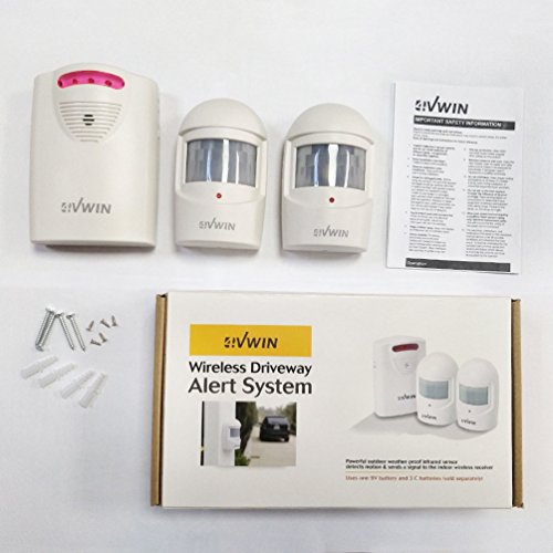 4VWIN driveway alarm provides a convenient and economic way to alert you the moment when someone is approaching your home