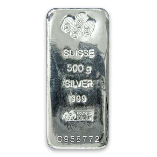 500g PAMP Silver Bar