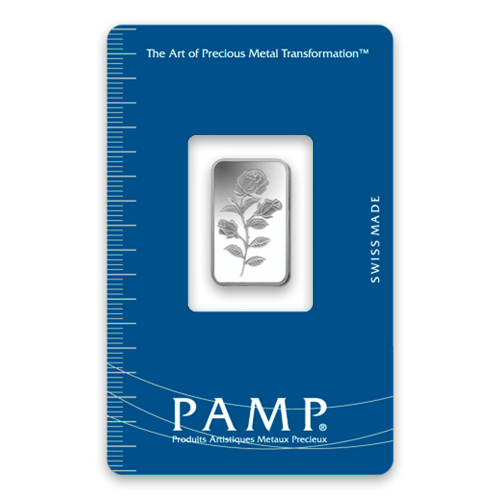 5g PAMP Silver Bar - Rosa