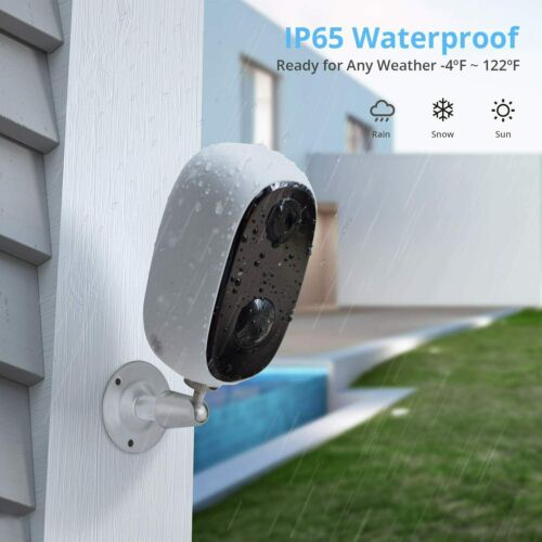 AKASO Wireless Security Camera Wifi 1080P 2-Way Audio Night Vision Rechargeable