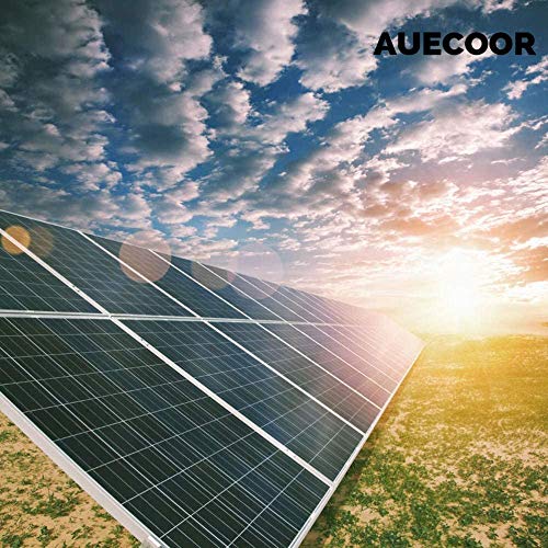 AUECOOR 1600W 48V Solar Wind Kit for Home Off Grid System: 8 x 100W Polycrystalline Solar Panel + 800W Wind Turbine + Accessories