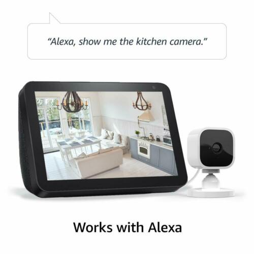 Blink Mini – Compact indoor plug-in smart security camera 1080 HD