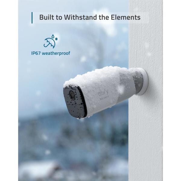 eufyCam Wireless 2 Pro Add-on Camera, 2K HD, 365-Day Battery Life, IP67 Weatherproof, Night Vision, No Monthly Fee