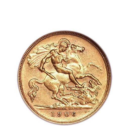 Great Britain Gold 1/2 Sovereign – Old English