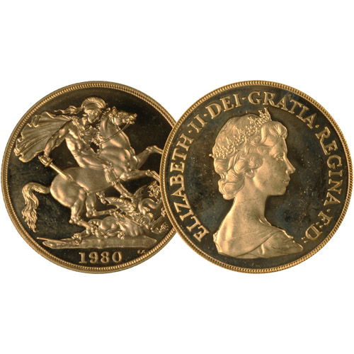 Great Britain Gold Double Sovereign (Random Year)