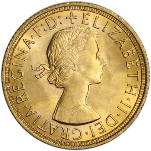 Great Britain Gold Sovereign Coin – Old Queen Elizabeth II
