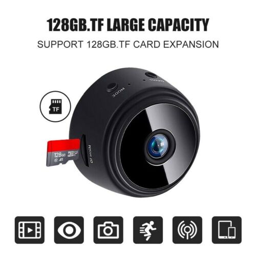 Mini Wireless Wifi Camera Home Security 1080P/4K DVR Night Vision Remote Control