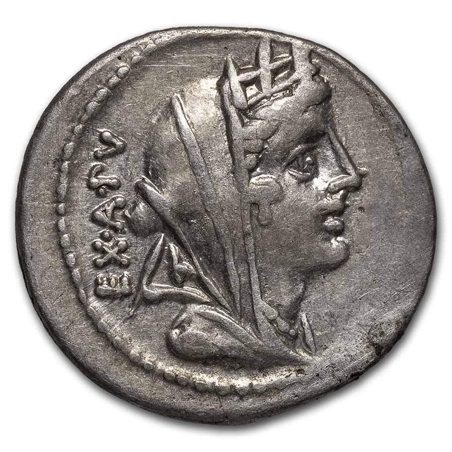 Roman Republic AR Denarius C. Fabius (C.104 BC) XF (Cr-322/1b)