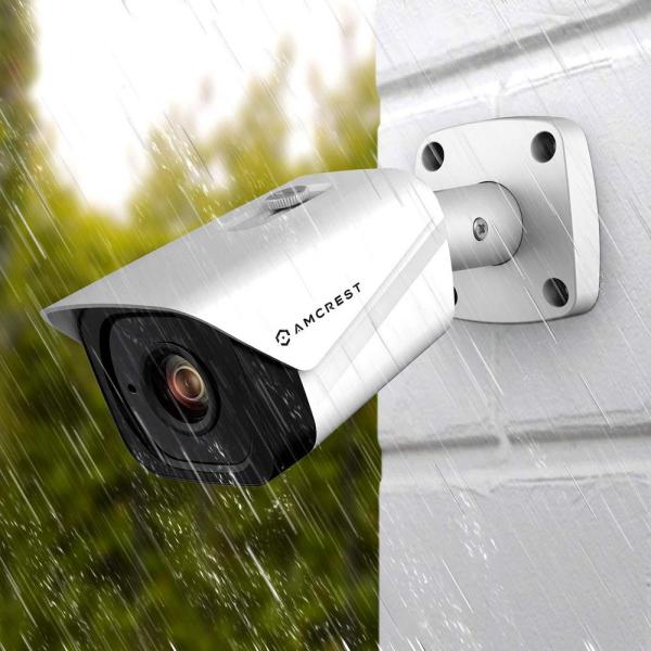 UltraHD 4K (8MP) Wired Outdoor Bullet POE IP Security Camera,131ft NightVision, 2.8mm Lens, IP67 Weatherproof