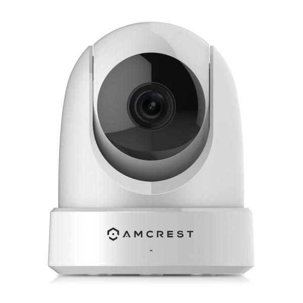 UltraHD 4MP Wireless Indoor Wi-Fi IP Surveillance Camera with Remote Pan/Tilt/Zoom, 2-Way Audio,Wide 120° FOV