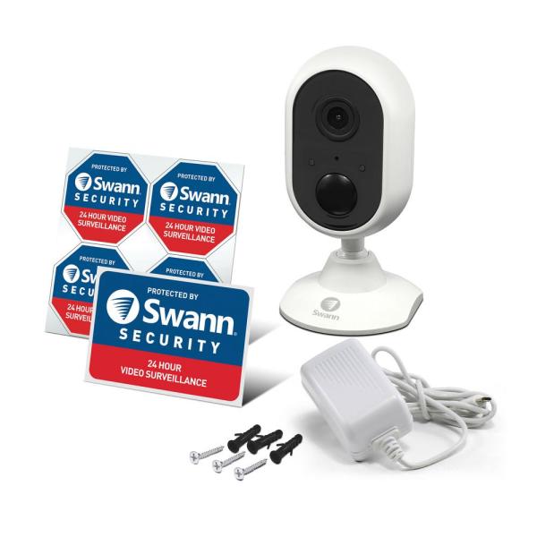 WiFi 1080p Indoor Bullet Security Surveillance Camera with Built in Siren
