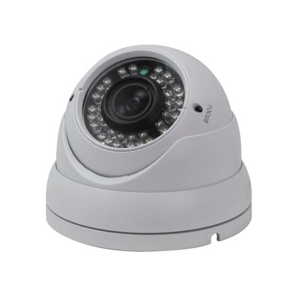 Wired Indoor or Outdoor 720P HD-CVI Vandal Dome Standard Surveillance Camera with 2.8 mm to 12 mm Lens and 36 IR LED