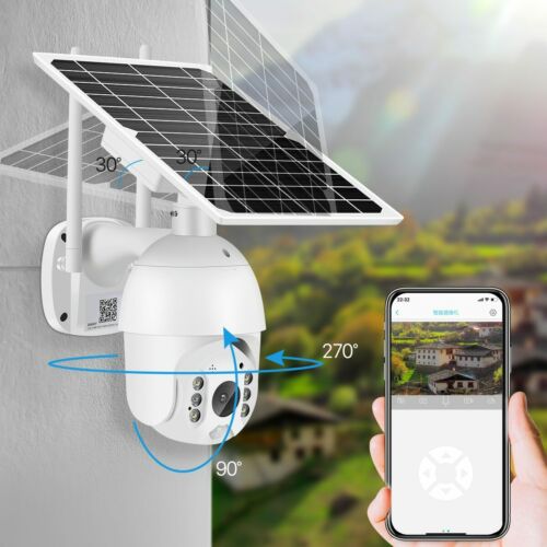 Wireless Solar IP Camera Wifi 1080P Security Surveillance Outdoor Night Vision