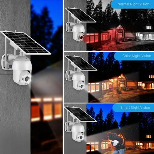 Wireless Solar IP Camera Wifi 1080P Security Surveillance Outdoor Night Vision
